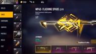 Flashing Spade MP40 weapon skin (Image via ff.garena.com)